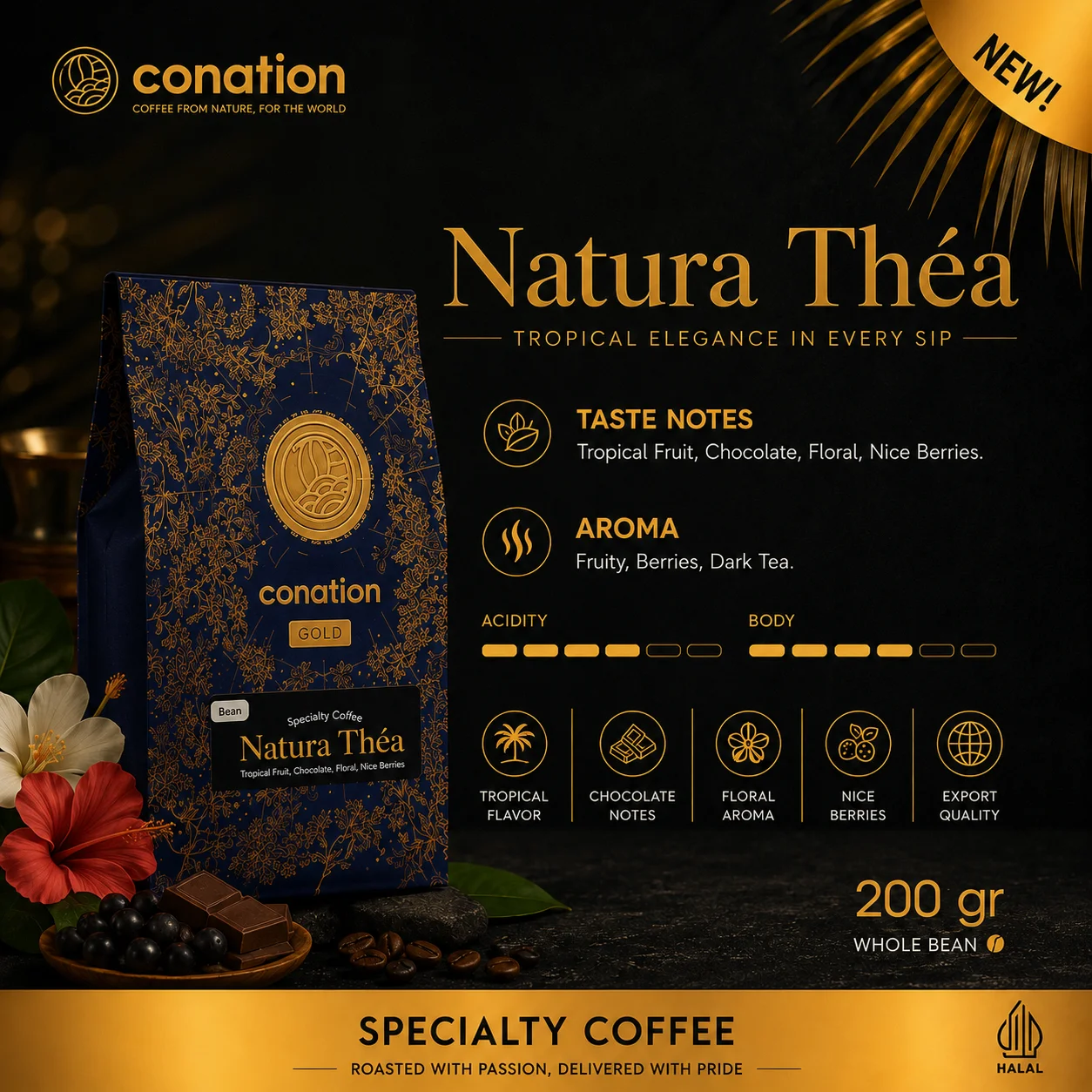 Natura Théa - Indonesian Specialty Coffee Beans from Highland Java | Conation Export